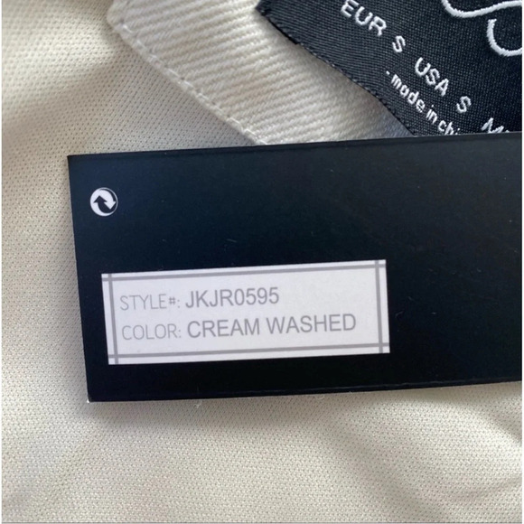 NWT Womens Stoosh Denim Faux Fur Sherpa Trucker Jacket
Cream shearling small - Picture 6 of 12